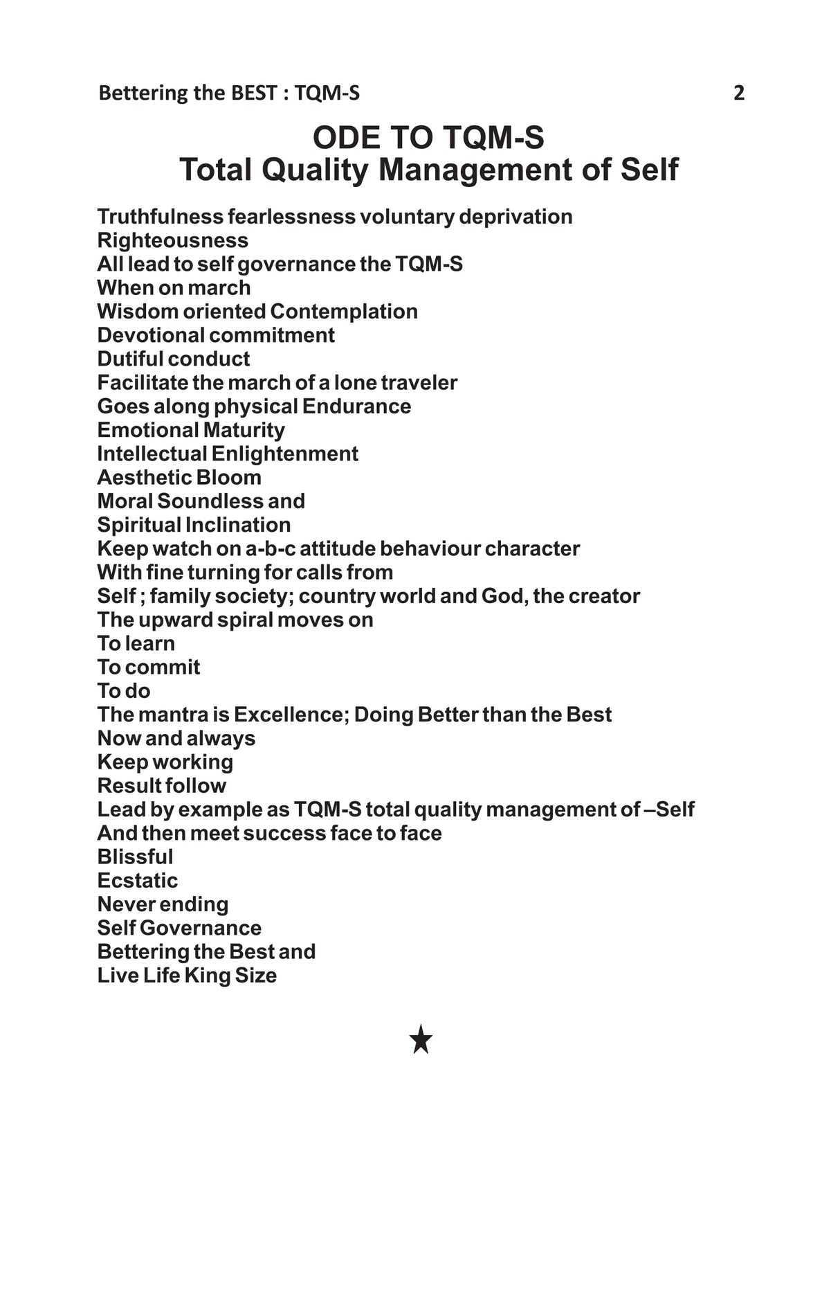Bettering the BEST: TQM-S - Retail Maharaj