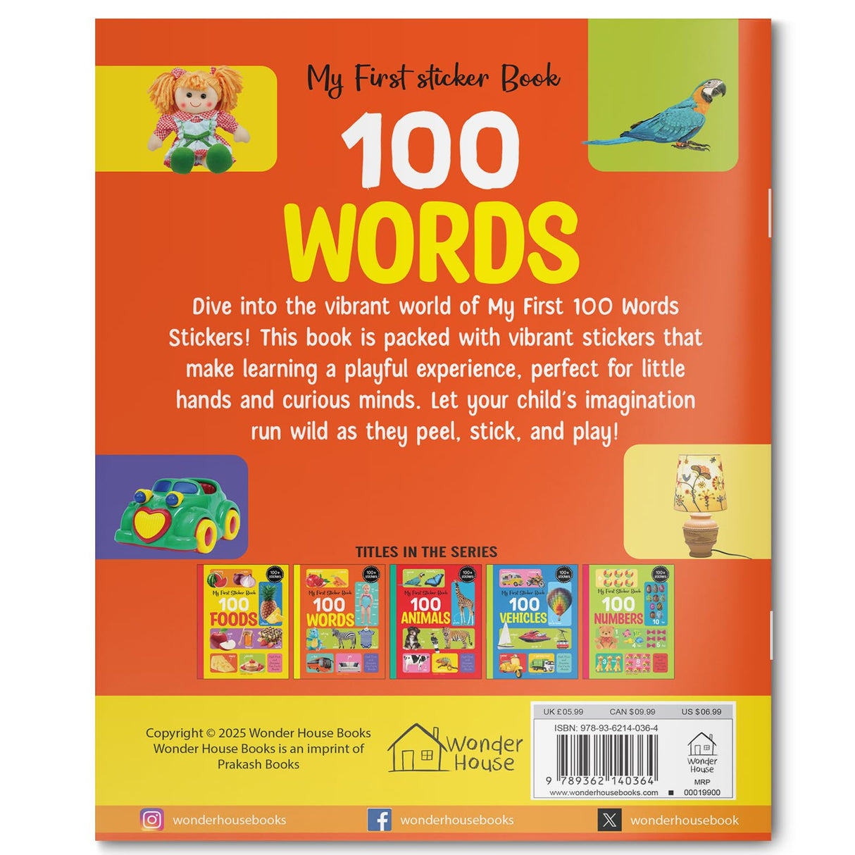 My First 100 Words Stickers - Retail Maharaj
