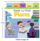 Seek And Find - Places : Early Learning Board Books With Tabs - Retail Maharaj