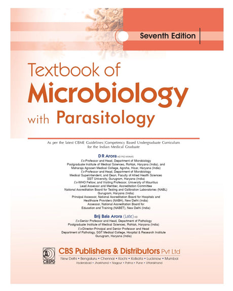 Textbook Of Microbiology With Parasitology 7Ed (Pb 2024) - Retail Maharaj