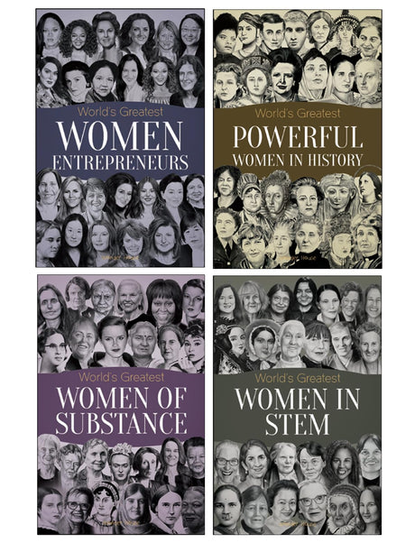 World’s Greatest Library- A Collection of 100 Women Personalities (Boxed Set of 4 books) - Retail Maharaj