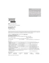 EXPERIMENTAL MICROBIOLOGY 2ED (PB 2023) - Retail Maharaj