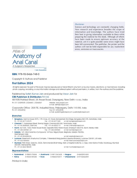 Atlas Of Anatomy Of Anal Canal A Surgeons Perspective (Hb 2024) - Retail Maharaj
