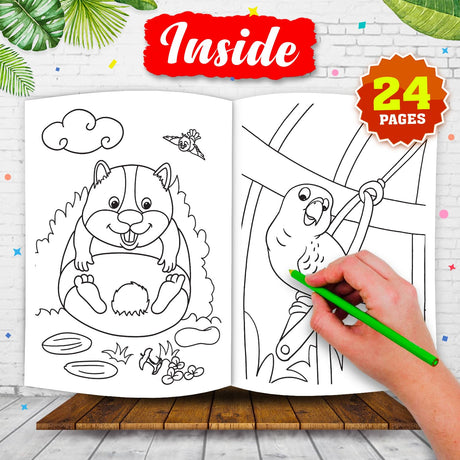 A Colouring Book Fun Pet Animals - Coloring Activity Book for Creative Kids - For 6 to 8 Years Old Kids: A Colouring Book of Fun and Pet Animals Art Book for Kids - Retail Maharaj