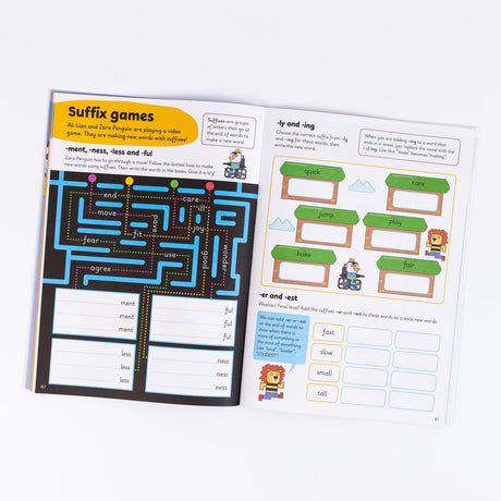 Key English Skills: A Learn With Ladybird 4 in 1 Activity Book – Handwriting Practice, First Spelling, First Punctuation & First Grammer - Practice Skills for School (5-7 Years) - Retail Maharaj