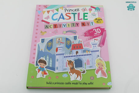 Booktopus Build It Activity Kit - Princess Castle 3D Model Making Kit with Book - DIY Craft Kit for Kids 3-6+ Years - Learning Through Play (Build It Kit) - Retail Maharaj
