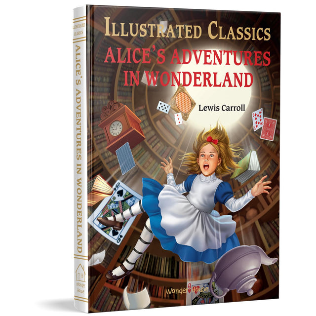 Alice in Wonderland: Illustrated Abridged Children Classics English Novel With Review Questions (Hardback) - Retail Maharaj