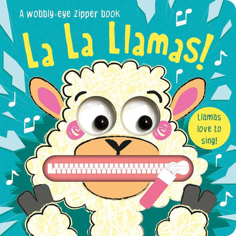 Wobbly Eye Zipper La La Llamas! - Retail Maharaj