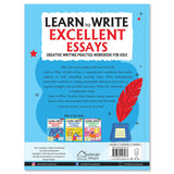 Learn to Write Excellent Essays Step-by-Step Writing Guide for Children | Ages 8–12 | Boost Creative Thinking, Structure & Vocabulary for Confident Essay Writing - Retail Maharaj