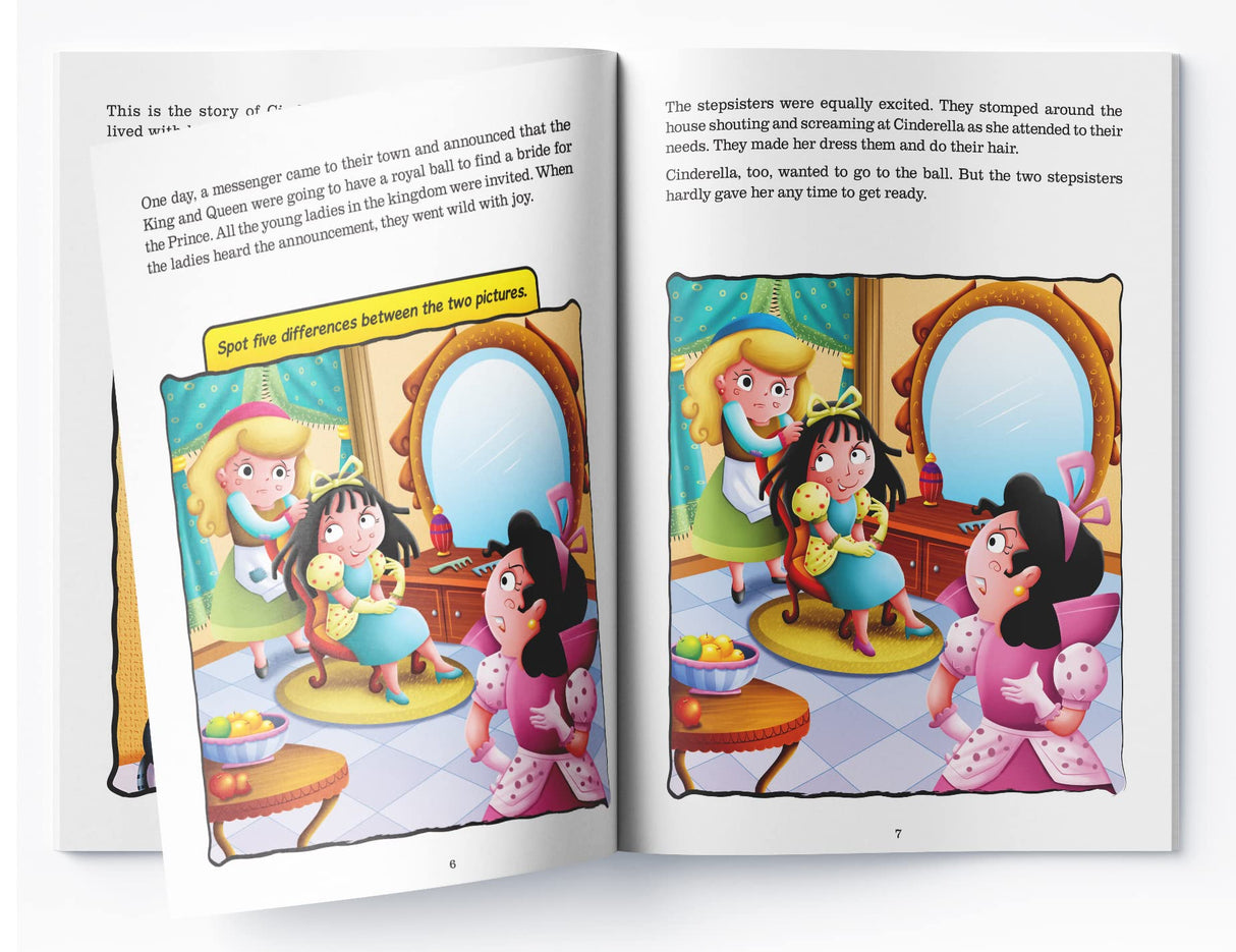Fairy Tales Comprehension: Cinderella Read & Reflect with Classic Stories | Ages 5–8 | Build Vocabulary, Reading Fluency & Imagination - Retail Maharaj