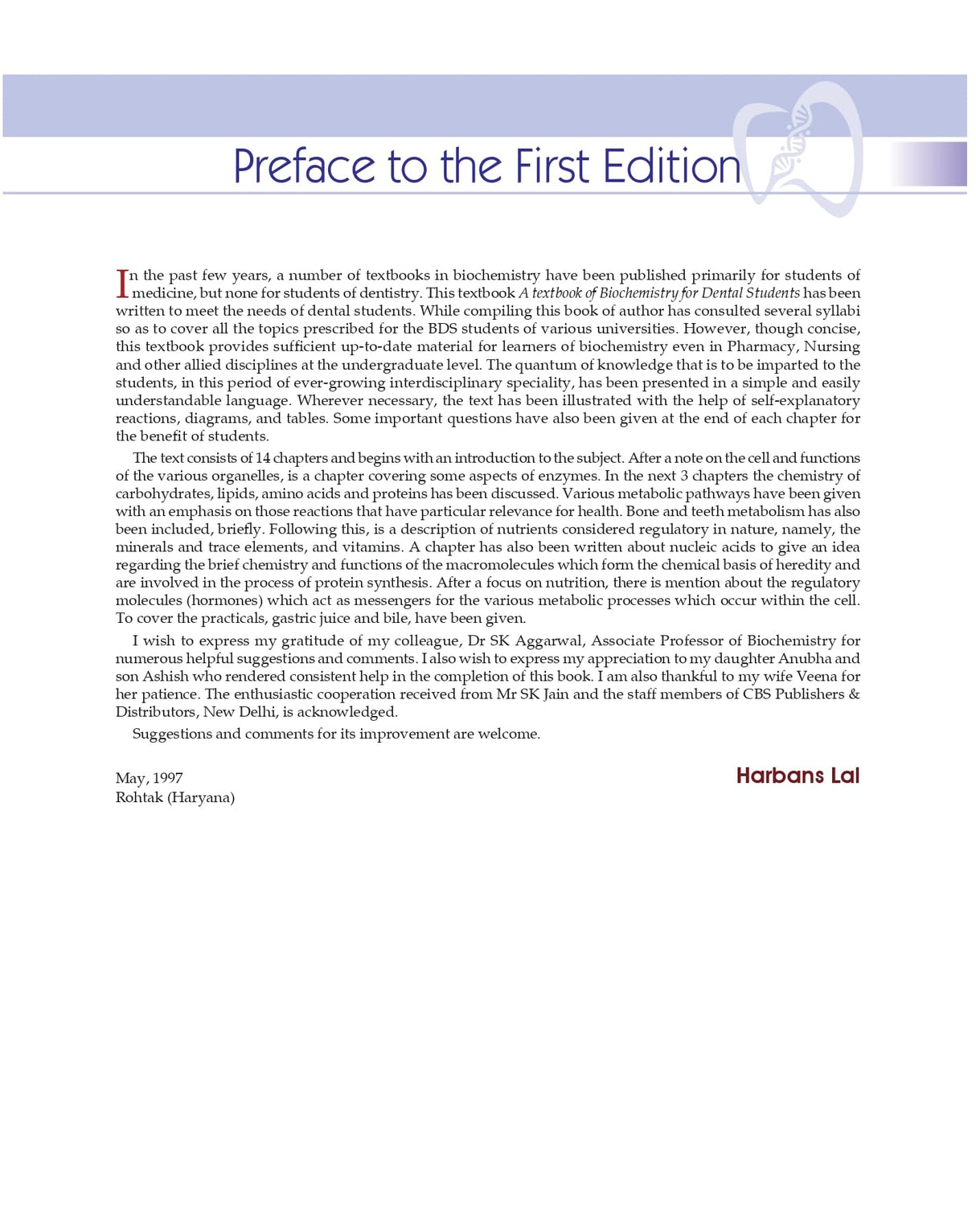 Textbook of Biochemistry for Dental Students including Practical Exercises 6/e - Retail Maharaj
