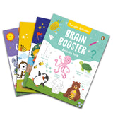 Fun with Activities Pack (4 Books): Mazes, Spot the Differences, Brain Booster & Coloring | Fun, Educational & Interactive Activity Workbook Set for ... Learning Series] (Fun with Activities Series) - Retail Maharaj