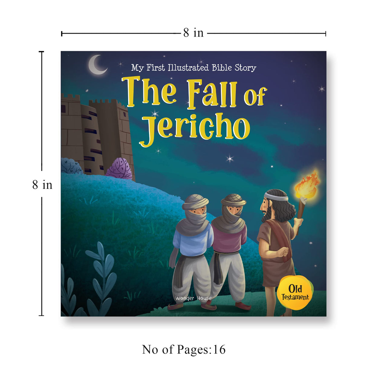My First Illustrated Bible Story: The Fall of Jericho - Retail Maharaj
