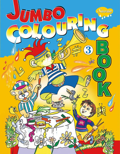 Jumbo Colouring Book- 3 - Retail Maharaj