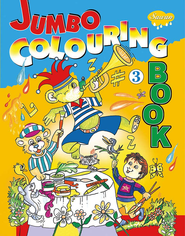 Jumbo Colouring Book- 3 - Retail Maharaj