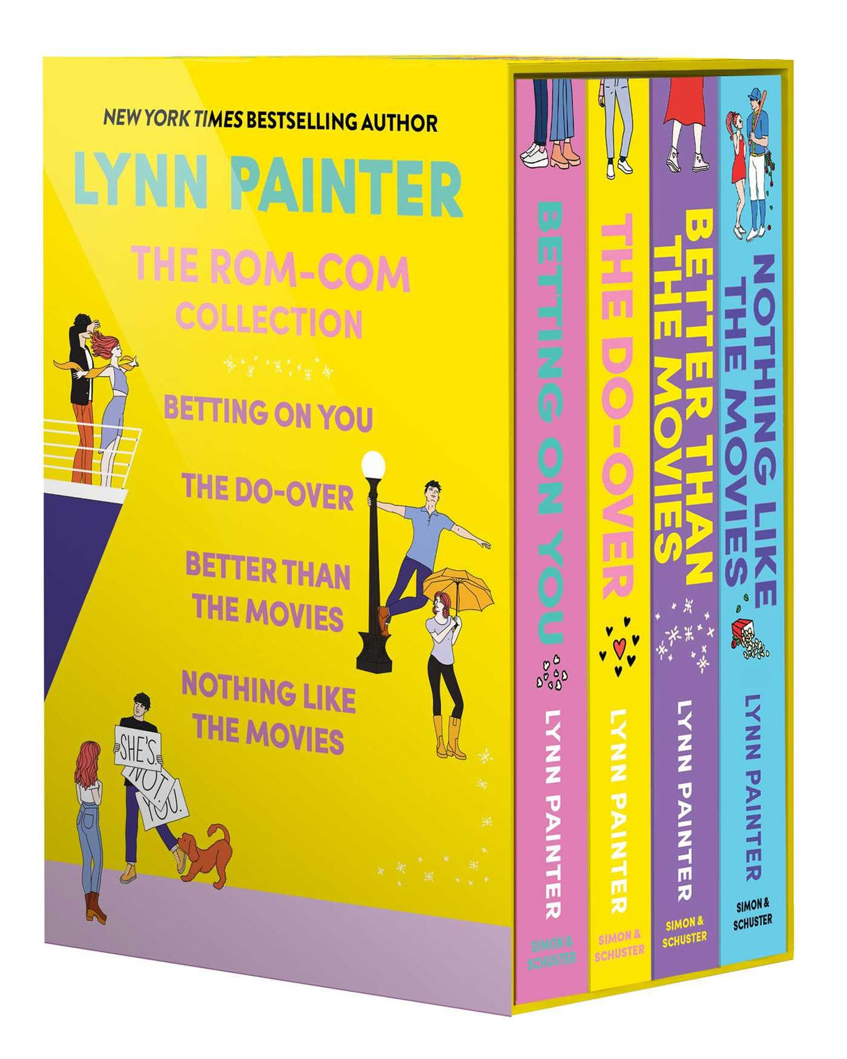 Lynn Painter: The Rom-Com Collection BOX SET Better Than the Movies, Betting on You, The Do-Over, Nothing Like the Movies - Retail Maharaj