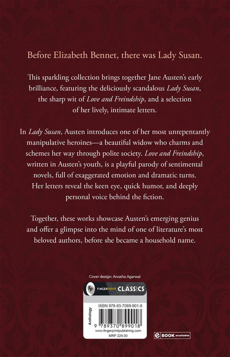 Lady Susan and Other Selected Works by Jane Austen - Retail Maharaj