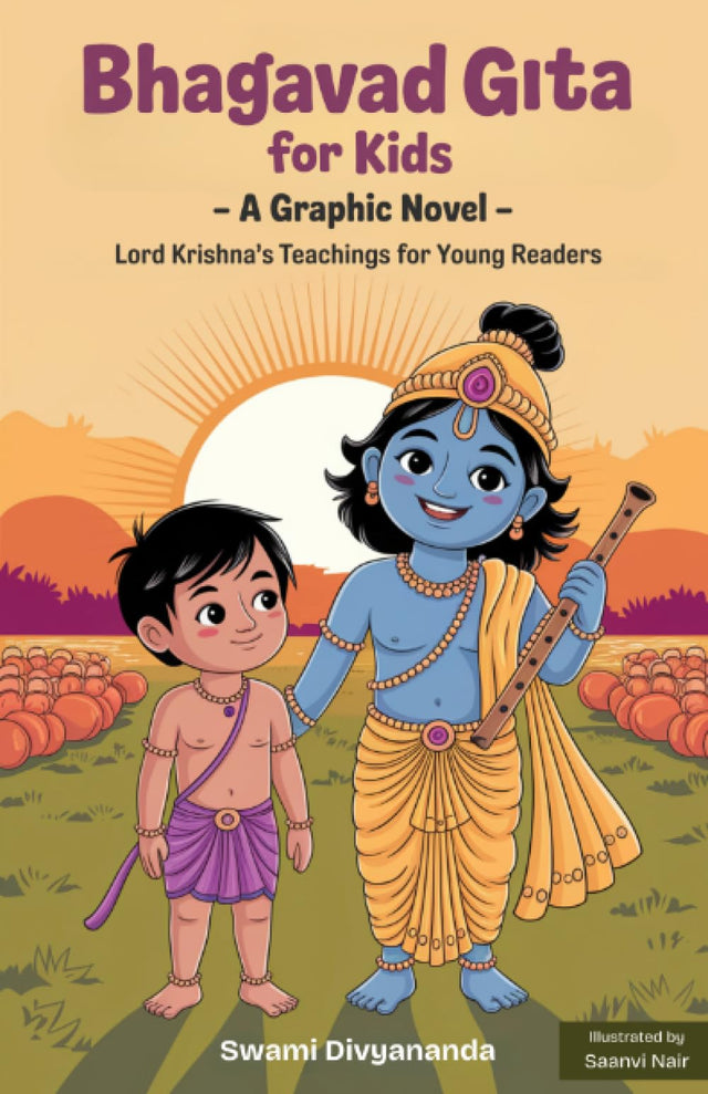 Illustrated Bhagavad Gita for Kids: A Graphic Story of Lord Krishna’s Teachings for Young Readers (Ideal for Ages 4-6, 7-8, 8-12) | A Perfect Gift for Children, Teens, and Adults - Retail Maharaj
