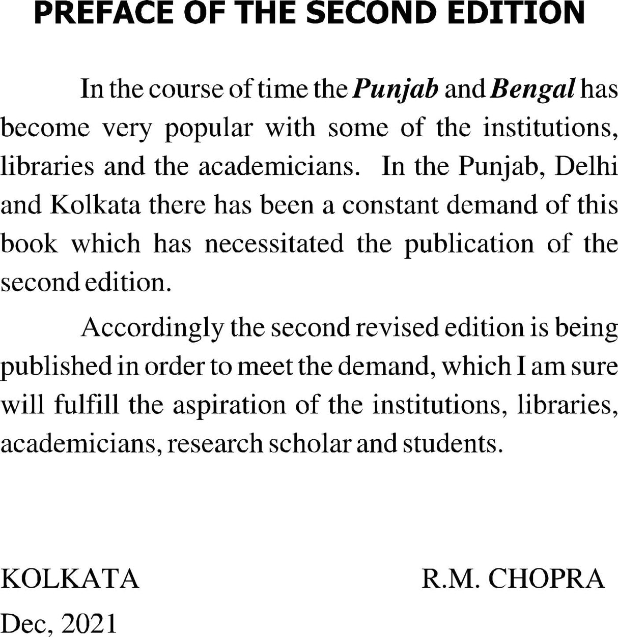 THE PUNJAB AND BENGAL - Retail Maharaj