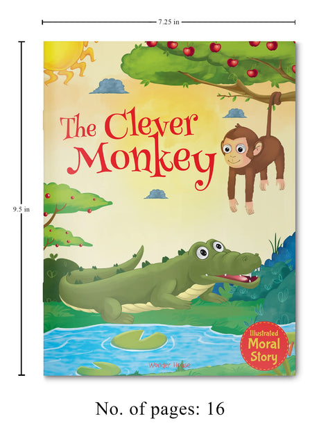 The Clever Monkey - Illustrated Moral Story for Children - Retail Maharaj