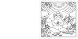 Colour Your Happy: Relax with this calming colouring book for all ages, featuring cute animal friends and cosy scenes - the perfect Christmas gift! (My Happy Feelings) - Retail Maharaj