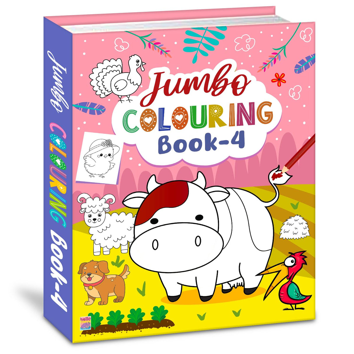 Jumbo Colouring Book 4 - Retail Maharaj