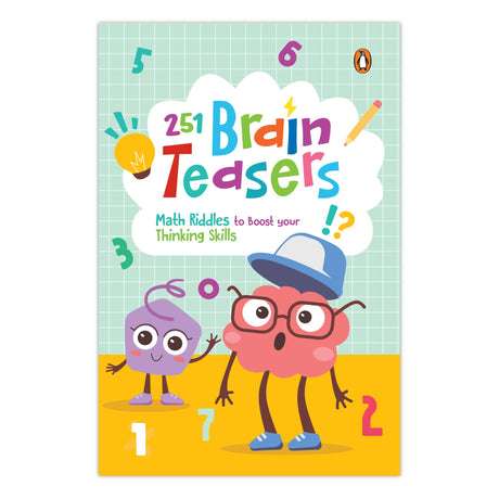 251 Brain Teasers: Ignite Young Minds with Fun Math Riddles, Picture Puzzles, and Logic Games | Boost Problem-Solving & Cognitive Thinking | Ages 6+ - Retail Maharaj