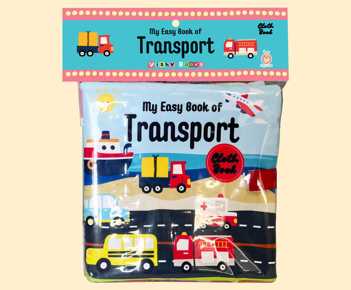 Vishv Books Cloth Book My Easy Book of Transport - Retail Maharaj