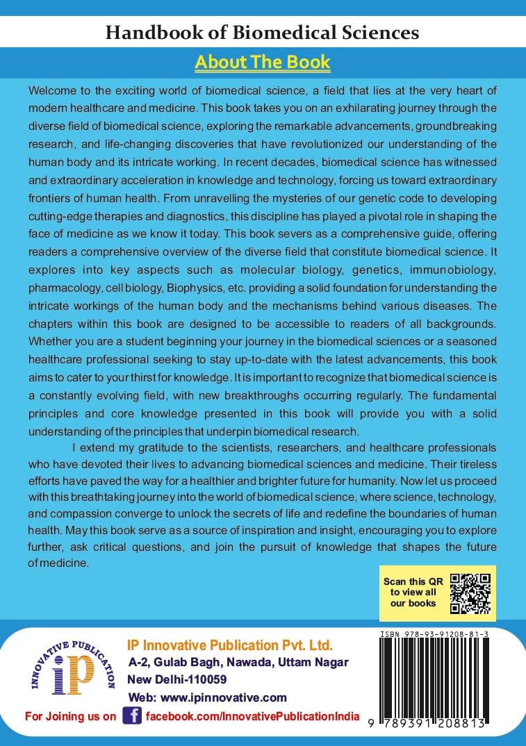 Handbook of Biomedical Sciences - Retail Maharaj