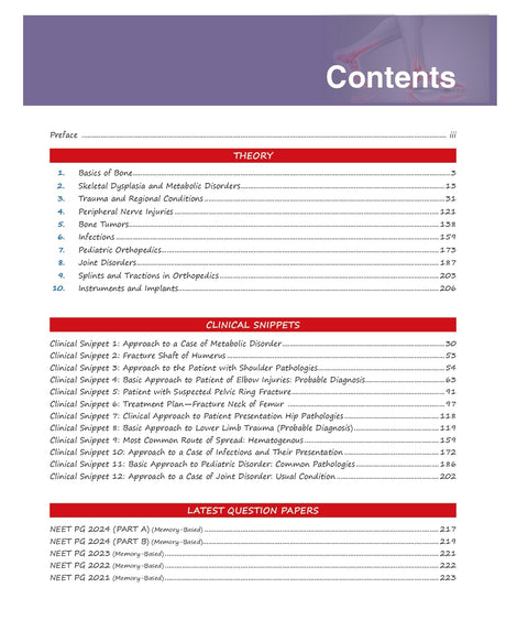 ONE TOUCH ORTHOPEDICS FOR NEET PG/NEXT/FMGE/INI-CET - 2025 - Retail Maharaj
