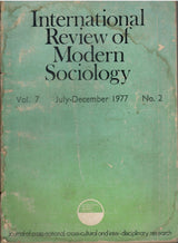 International Review Of Modern Sociology - Vol. 7 No. 2 - July-December 1977