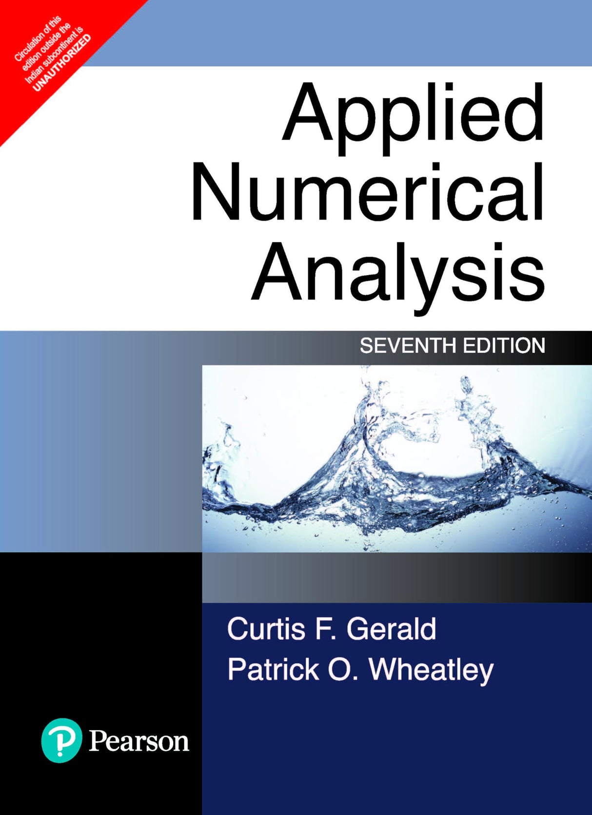Pearson APPLIED NUMERICAL ANALYSIS, 7TH EDITION - Retail Maharaj