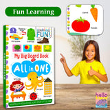 Hello Friend Books My Big Board Book of All in One : Simple and Vibrant Illustrations to Increase the Knowledge of Your Little One - Retail Maharaj