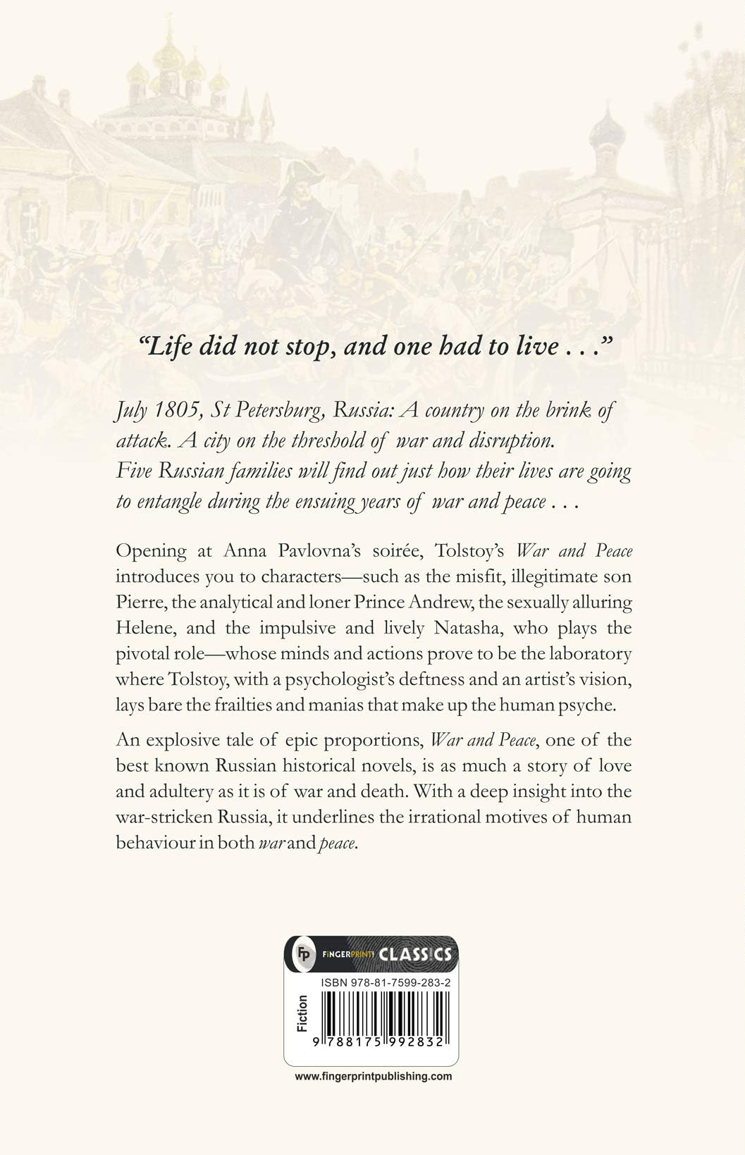 War And Peace by Leo Tolstoy - Russian Literature | Historical Fiction | Napoleonic Wars | Love and War | Tolstoy’s Exploration of Philosophical Themes | A Masterpiece on Cultural Significance | Literary Classics - Retail Maharaj