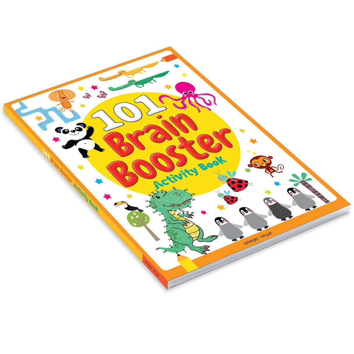 101 Brain Booster Activity Book: Fun Activity Book For Children | Puzzles, Games, Educational activities | Ages 5 and up | 2 hours of fun time - Retail Maharaj
