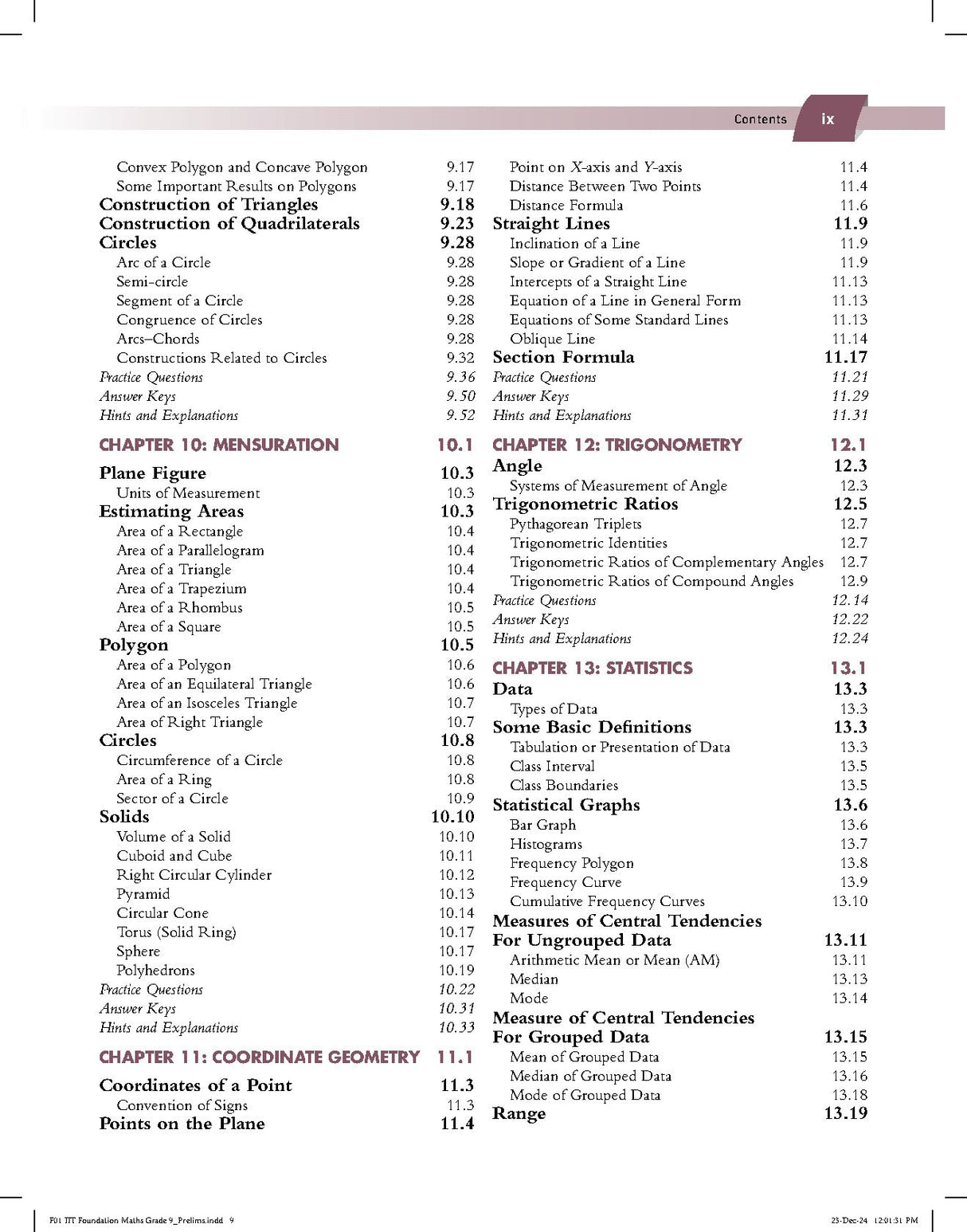 Pearson IIT Foundation' 25 Mathematics Class 9 | For JEE, NTSE & Olympiad Exams |As per CBSE, ICSE & State Curriculums | Includes JEE Practice ... Pearson MyInsights & elibrary |13th edition - Retail Maharaj