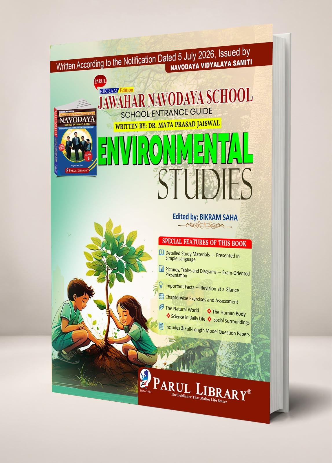 Parul Jawahar Navodaya School Entrance Guide Environmental Studies (English Version)