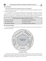 Community Health Nursing for GNM First Year (English Version)