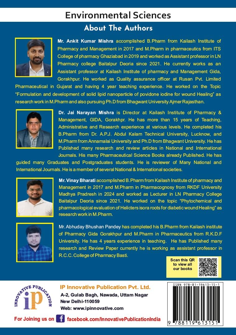 Environmental Sciences for the Students of B.Pharm 2nd Semester (First Edition, September 2024) - Retail Maharaj