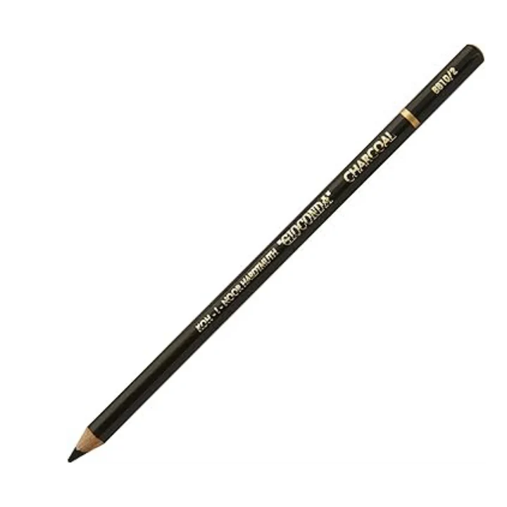 Koh I Noor Gioconda Black Charcoal Drawing Pencil for Sketching and Shading - Retail Maharaj