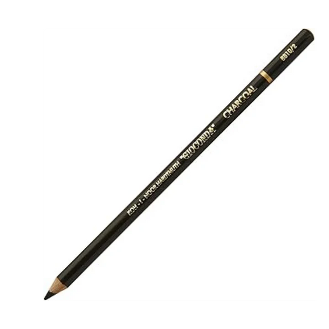 Koh I Noor Gioconda Black Charcoal Drawing Pencil for Sketching and Shading - Retail Maharaj