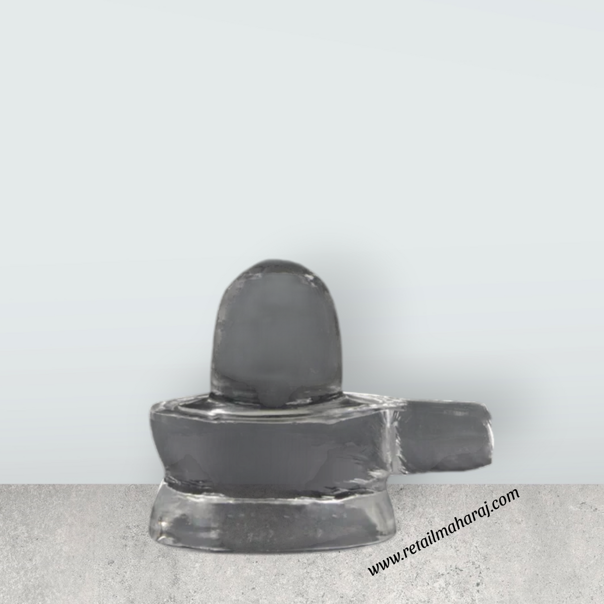 Spatika Lingam – 1 x 1 Inches | Crystal Shiva Lingam / Spatika Shivling for Devotional Worship - Retail Maharaj