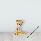 Shiv Ling Murti With Nagam - 3.25 x 2.75 Inches | Multicolour Stone & Beads Design Shiva Lingam Statue for Pooja - Retail Maharaj