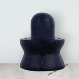Blue Sunstone Shiv Ling Murti - 2.5 x 2 Inches | Shiva Lingam Statue/ Shivling Statue for Pooja - Retail Maharaj