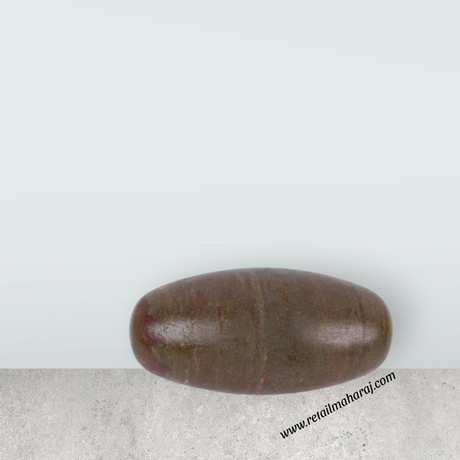 Narmadha Banalingam - 5 Inches | Banalinga Shivling/ Shivalingam for Pooja - Retail Maharaj