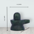 Jade Shiv Ling Murti - 0.75 x 0.75 Inches | Shiva Lingam Statue/ Shiv Ling Idol for Pooja - Retail Maharaj
