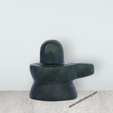 Jade Shiv Ling Murti - 0.75 x 0.75 Inches | Shiva Lingam Statue/ Shiv Ling Idol for Pooja - Retail Maharaj