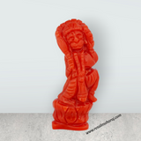 Hanuman Murti - 1 x 0.5 Inches | Coral Anjaneya Statue / Hanuman Idol / Anjaneyar Idol - Retail Maharaj