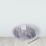 Spatika Banalingam - 3 x 3 Inches | Unclear Banalinga Shivling / Precious Stone Banalingam for Pooja - Retail Maharaj