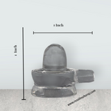 Sphatik Shivling - 1 x 1 Inches | Spatika Lingam/ Sphatik Shiva Lingam for Poojac